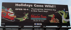 Alligator Farm Billboard